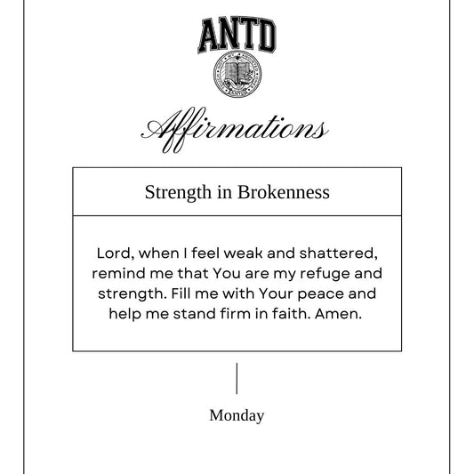 7-Day ANTD Prayer Affirmations for Strength, Healing & Letting Go - (Printable PDF)