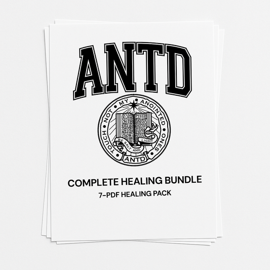 1-ANTD Complete Healing PDF Pack – ALL 7 of Our PDF Guides for Recovery & Restoration (Printable PDF's)